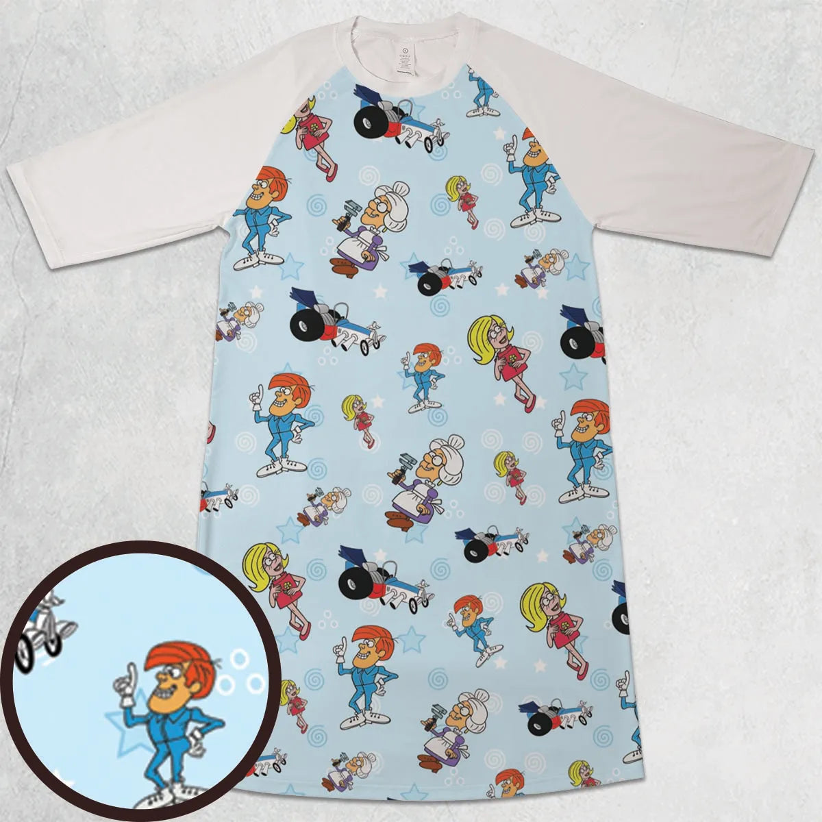 3/4 Sleeve Raglan Dress - 6QRR1RJC