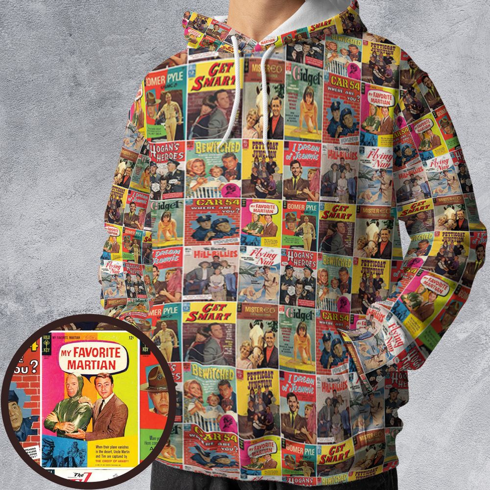All-over Print Hoodie - 8QA81D1U -  - 1