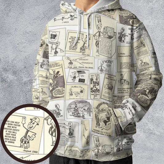 All-over Print Hoodie - T3DRWQBL