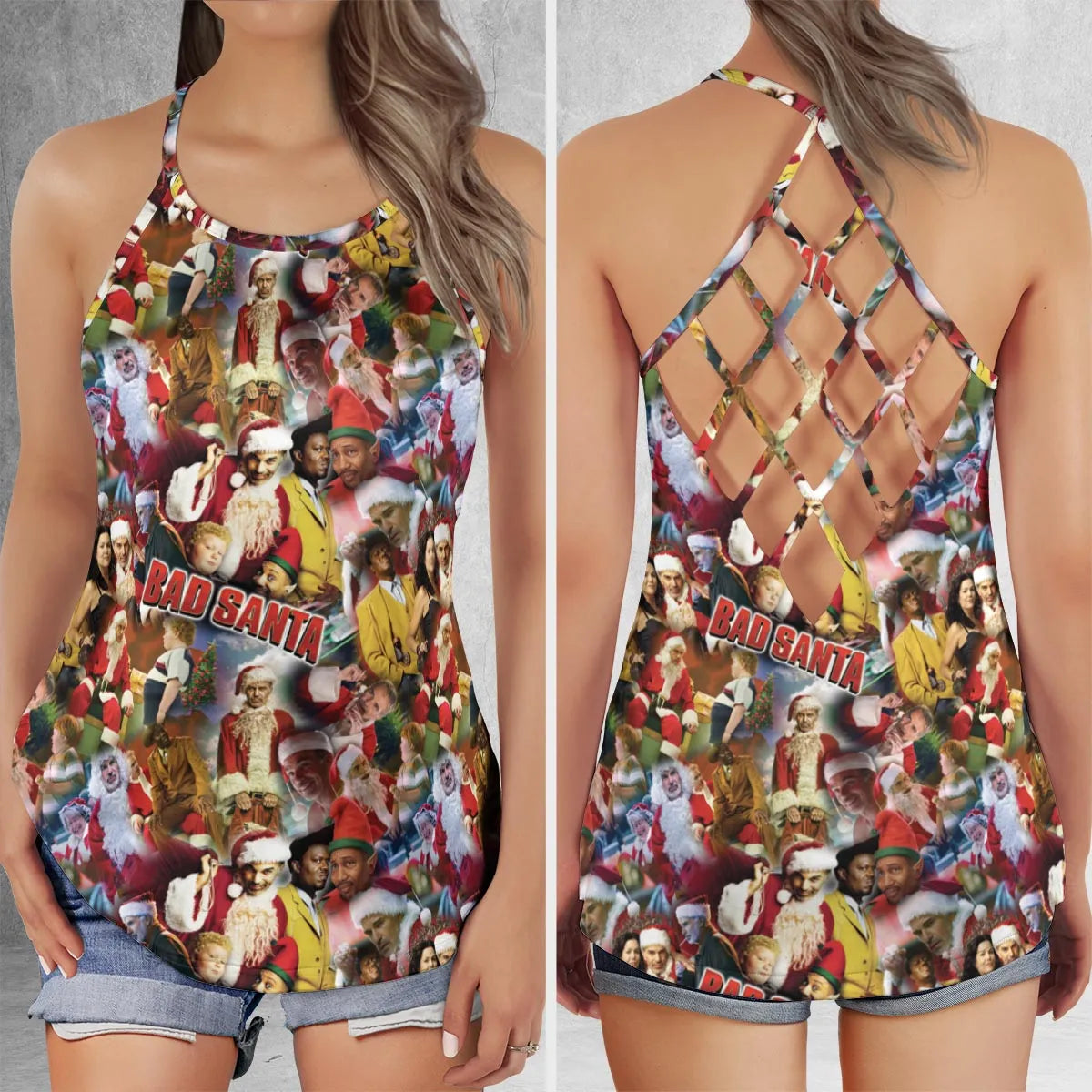 Criss Cross Tank Top - JJ37UE9W