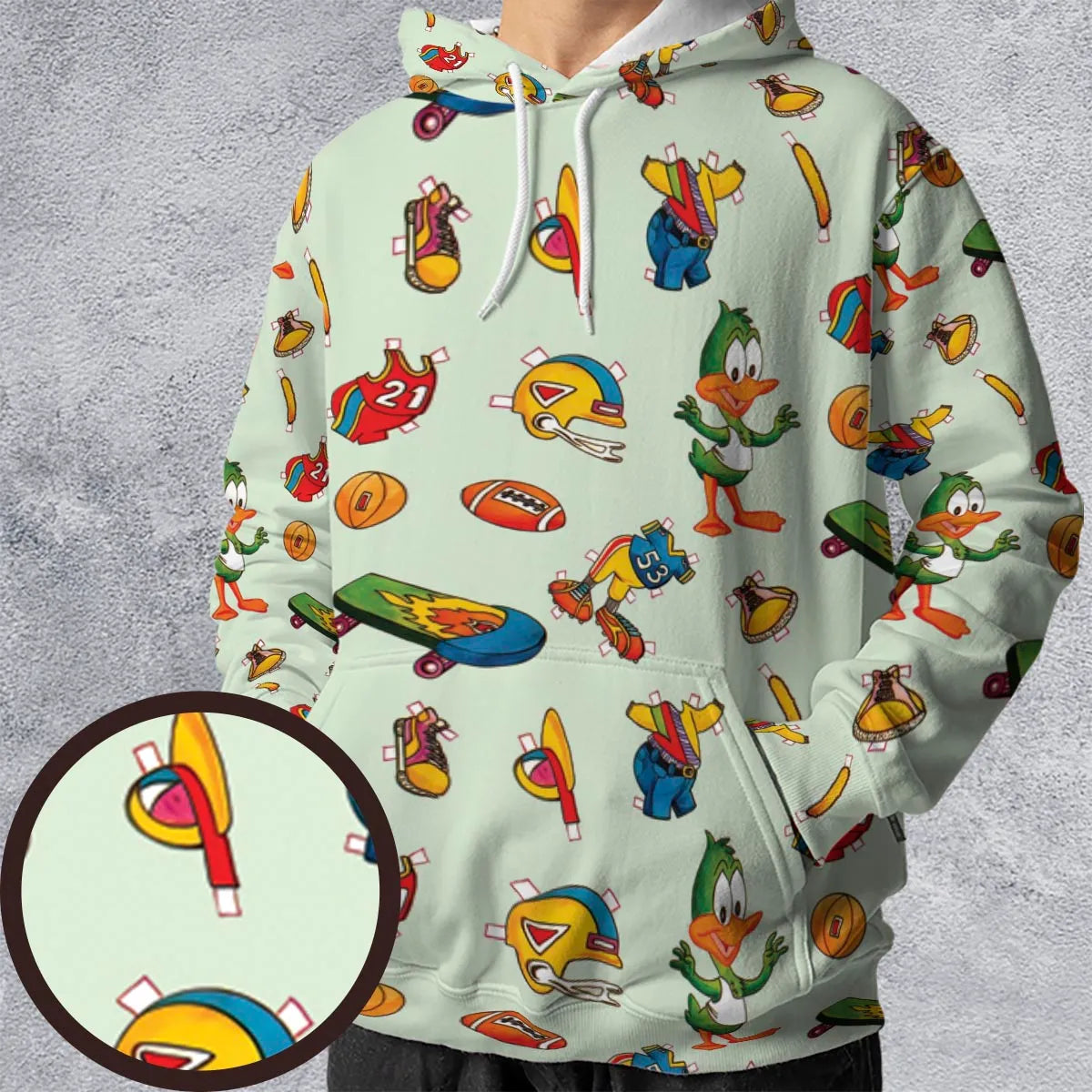 All-over Print Hoodie - WWGAMTCY