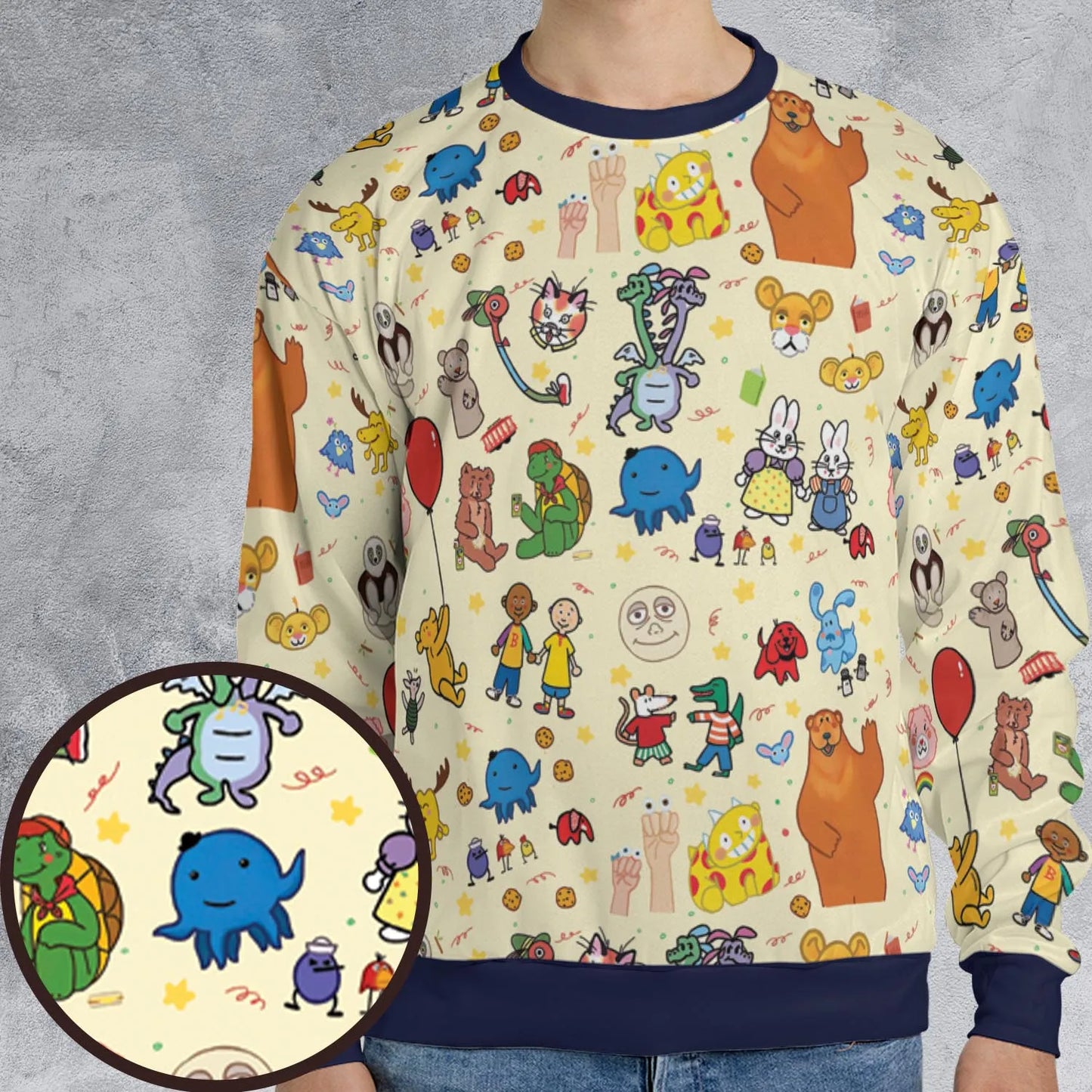 All-over Print Sweatshirt - 6KEJ5LRM