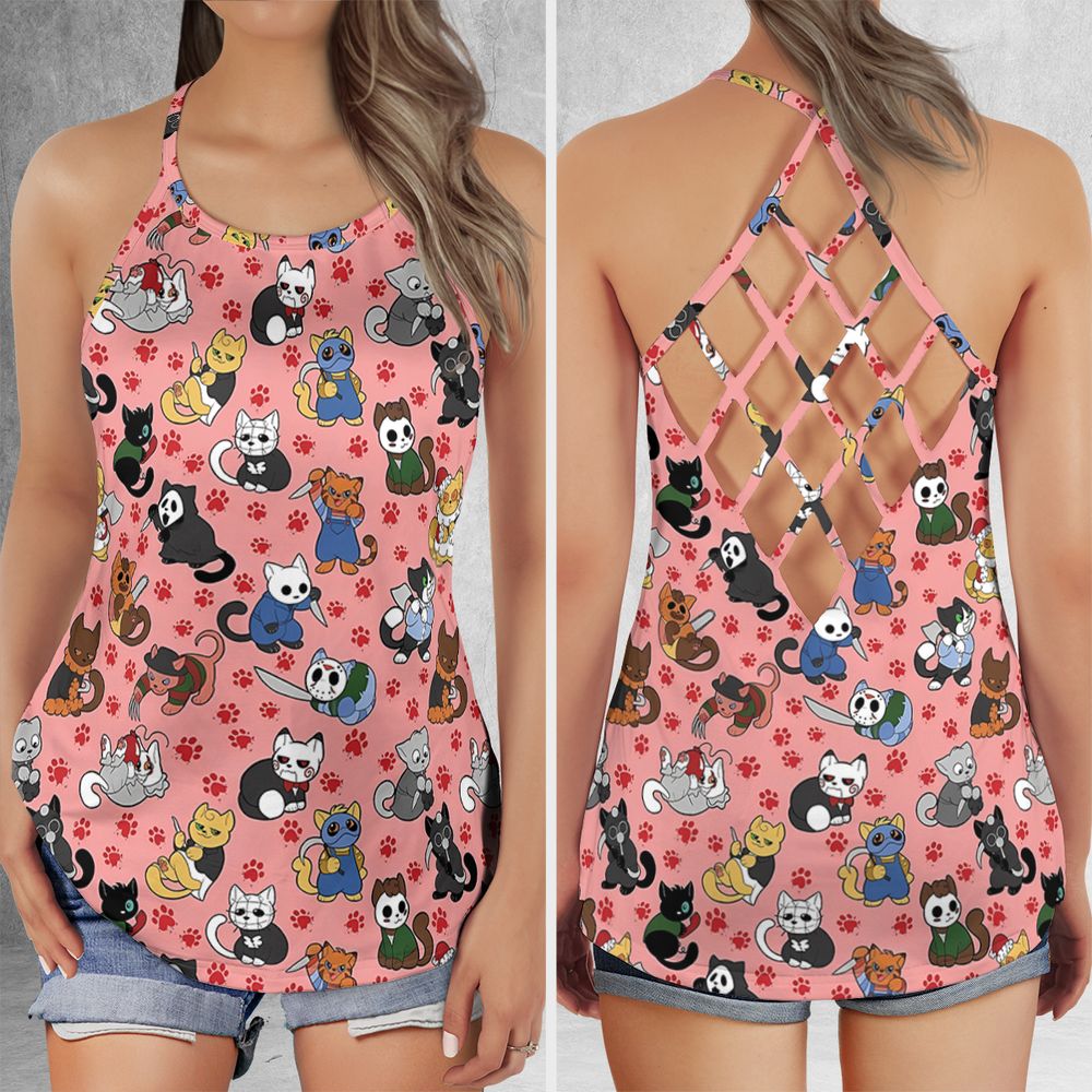Criss Cross Tank Top - N7VNPQUU -  - 1