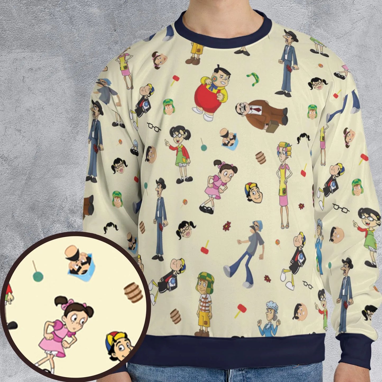 All-over Print Sweatshirt - H57CNBTK