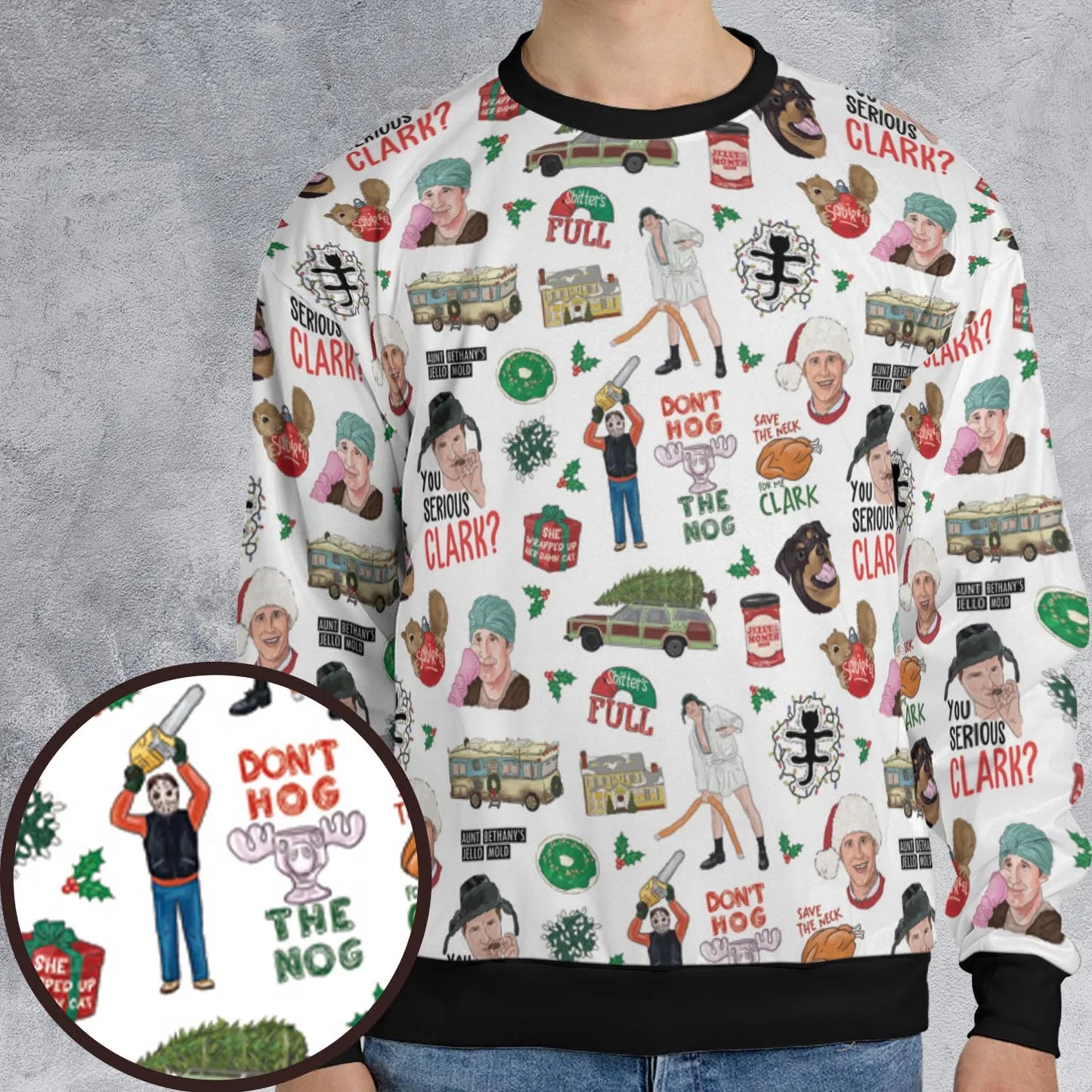 All-over Print Sweatshirt - 216RWSAM