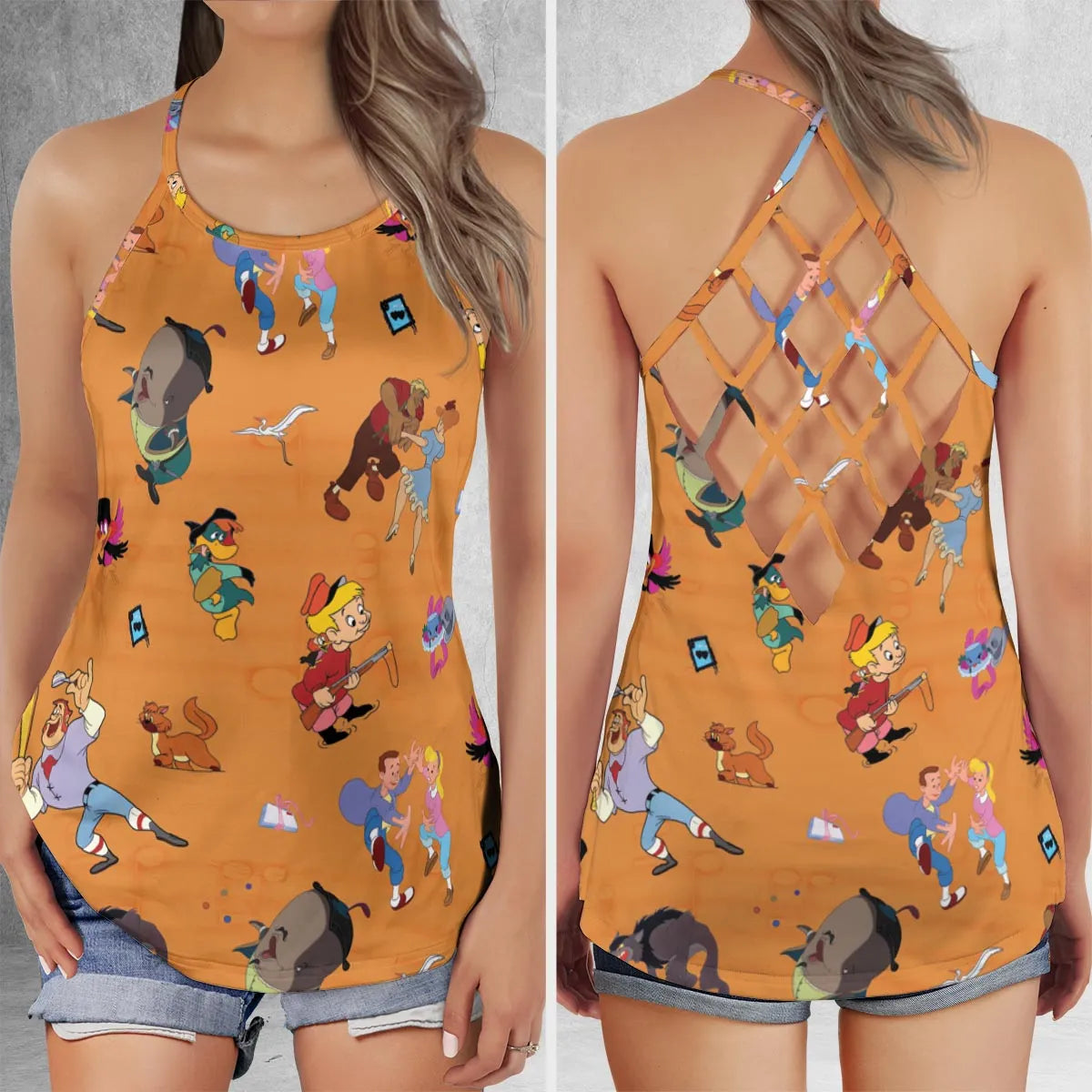 Criss Cross Tank Top - YNSGND34