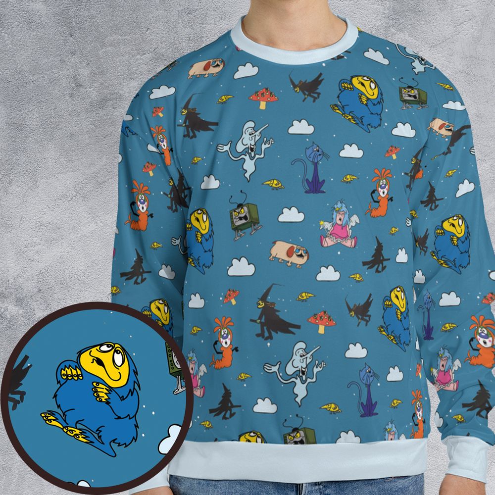 All-over Print Sweatshirt - KWEMAWUL -  - 1