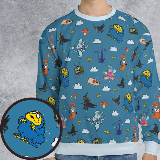 All-over Print Sweatshirt - KWEMAWUL -  - 1