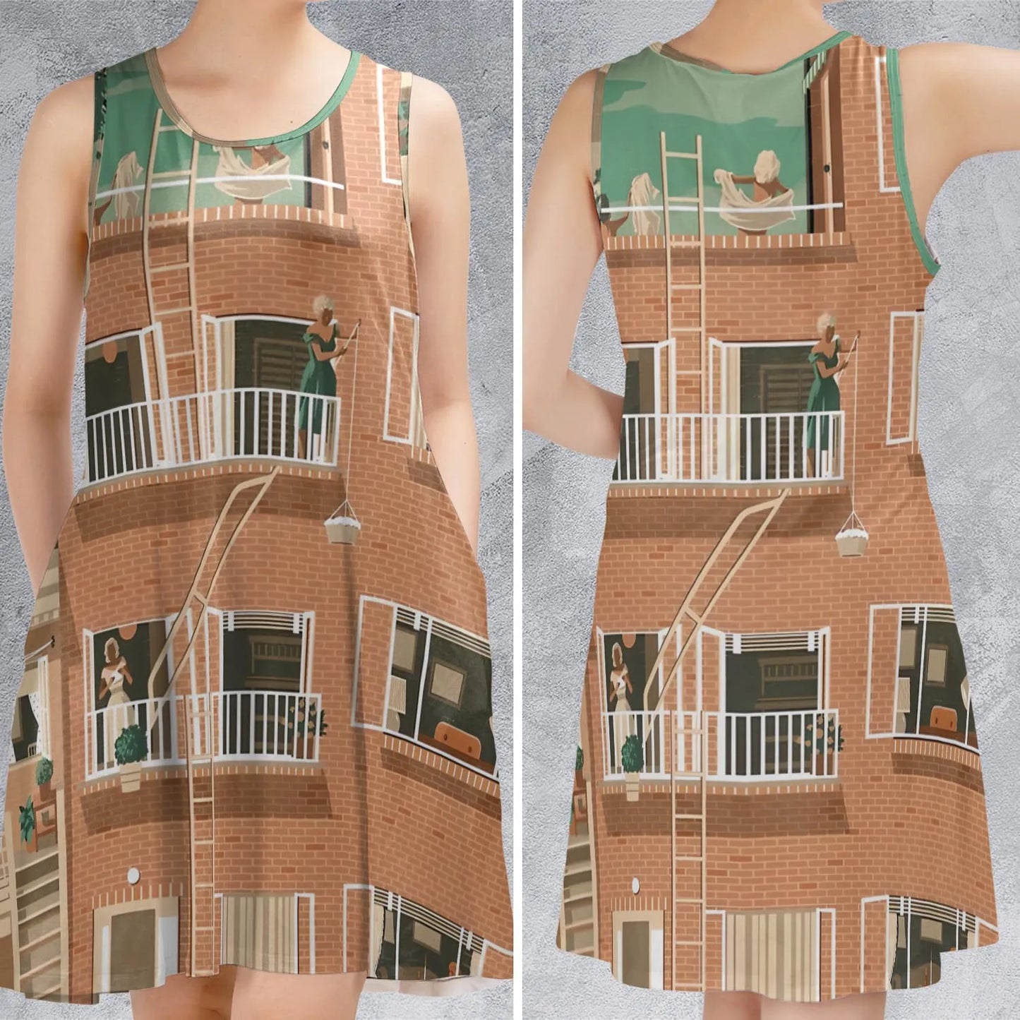 Sleeveless Dress - V5S35X3G