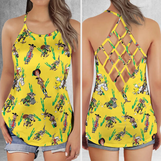 Criss Cross Tank Top - C34YABU3