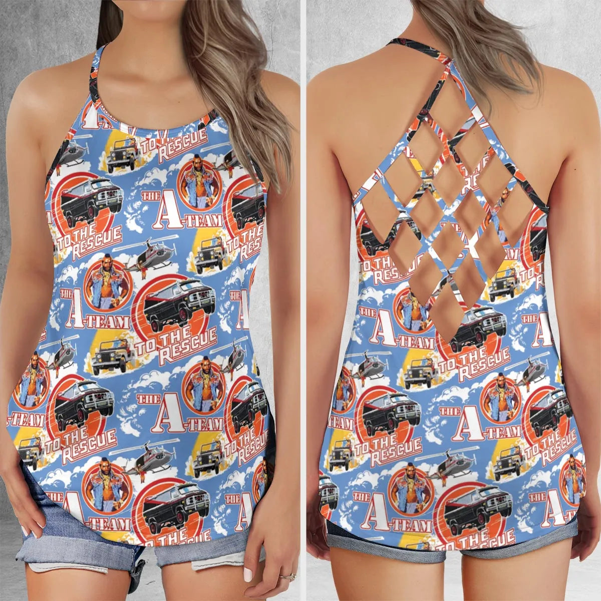 Criss Cross Tank Top - XV7GSAMW
