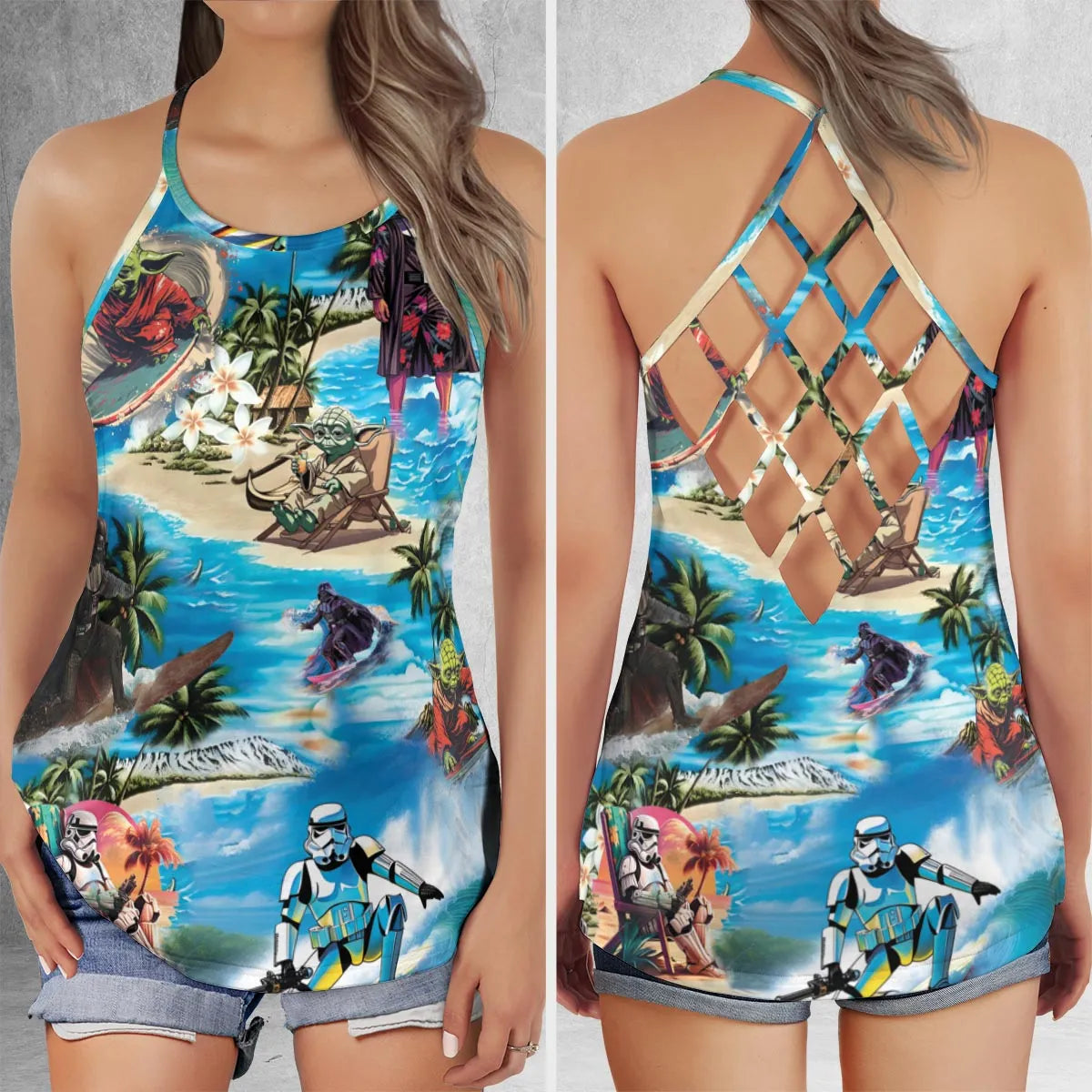 Criss Cross Tank Top - KY5BUT94