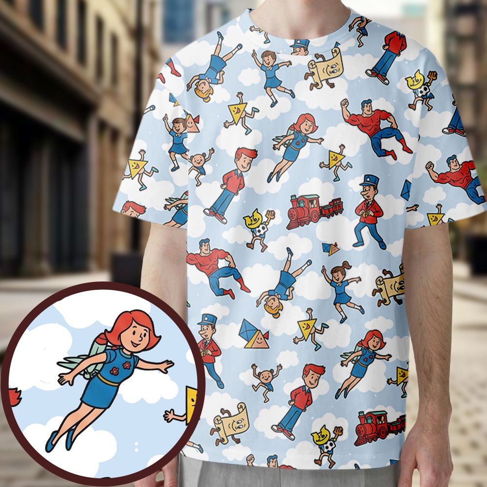 All-Over Print Unisex T-Shirt - 2H7QESWV -  - 1