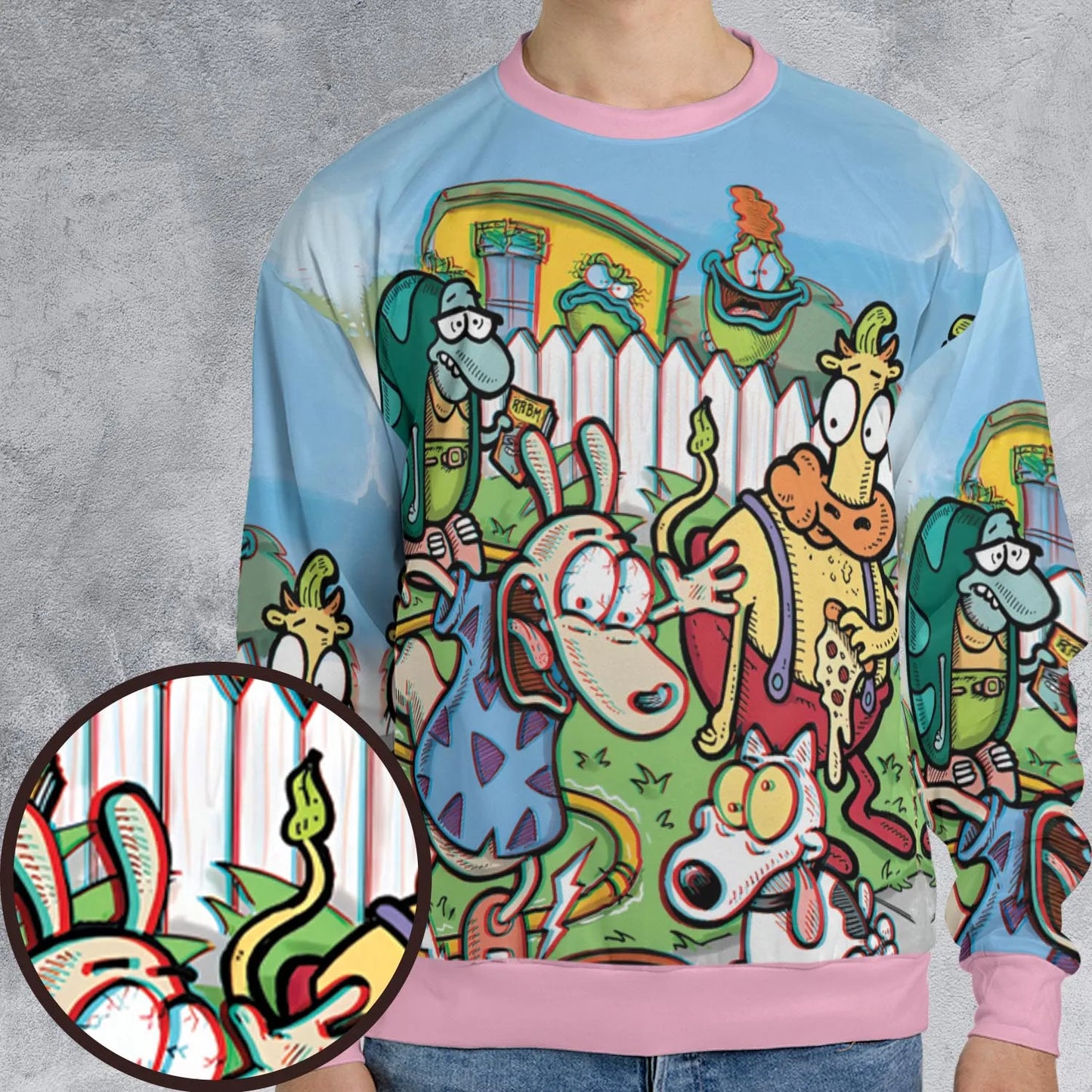 All-over Print Sweatshirt - YH297XJB