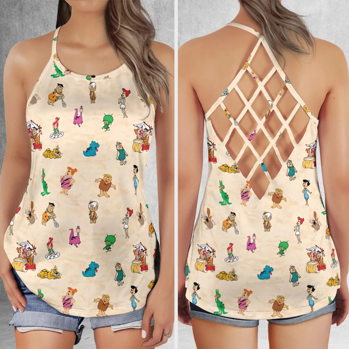 Criss Cross Tank Top - P2WGVE8X