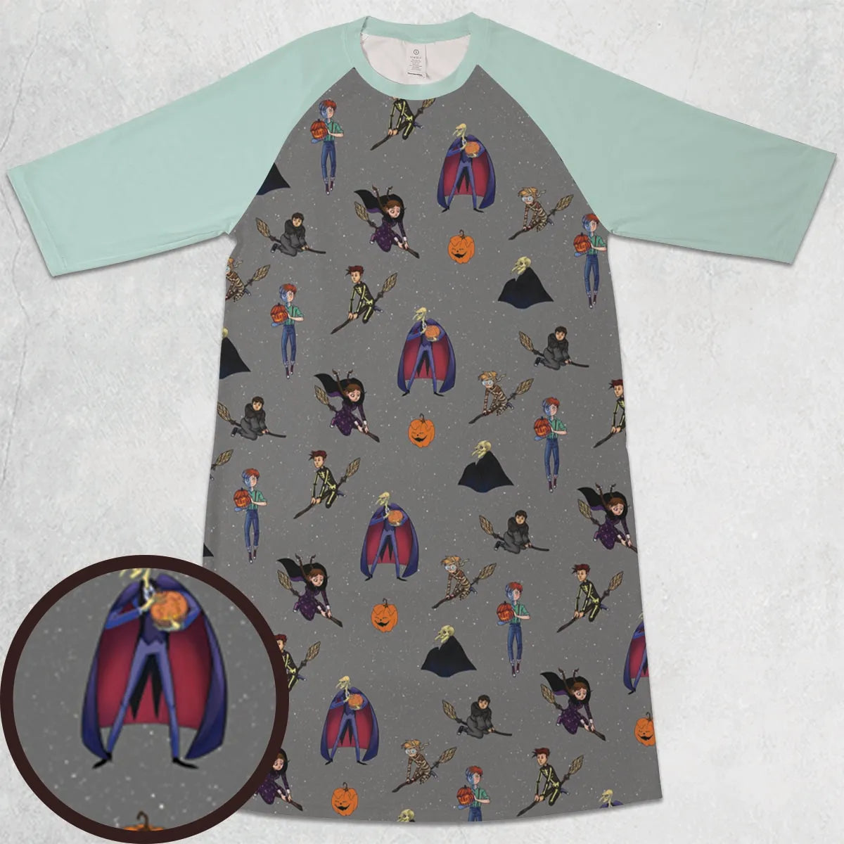 3/4 Sleeve Raglan Dress - EJTYRYHS