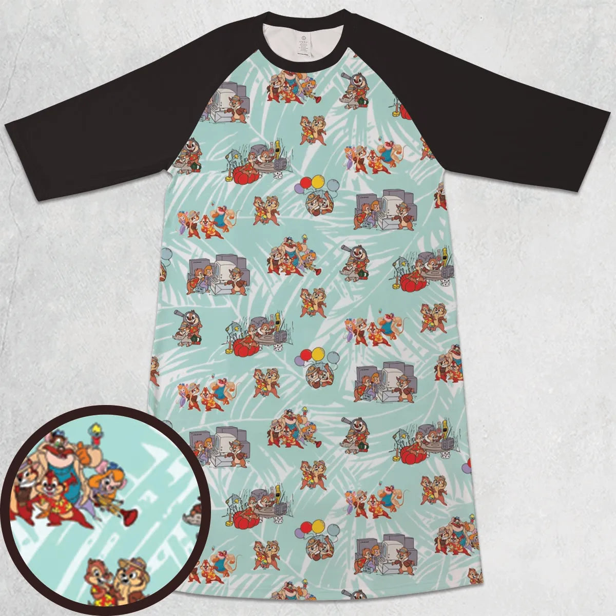 3/4 Sleeve Raglan Dress - 94TH9RCM