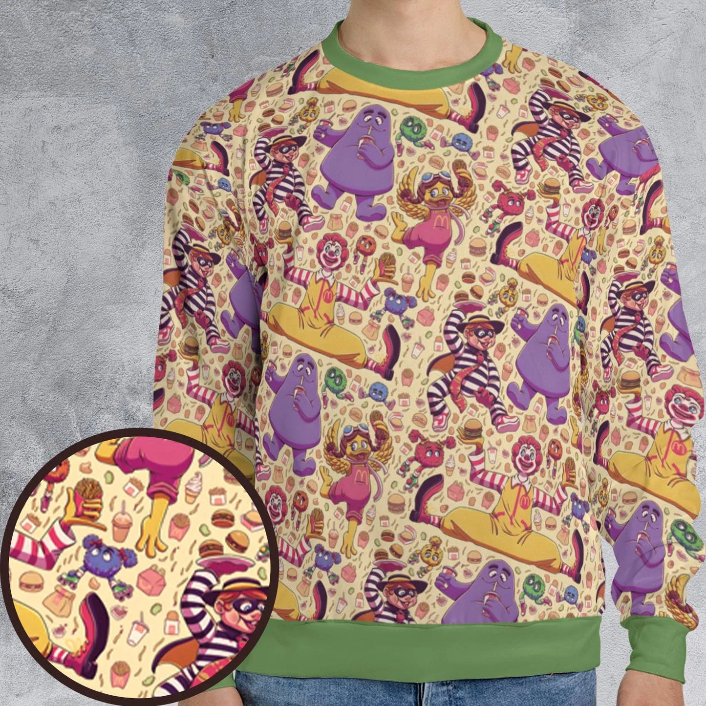 All-over Print Sweatshirt - A26ATN6U
