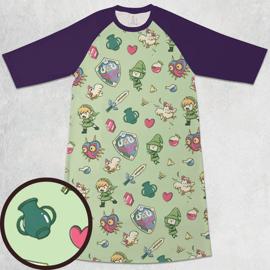 3/4 Sleeve Raglan Dress - 3WFCAZW2