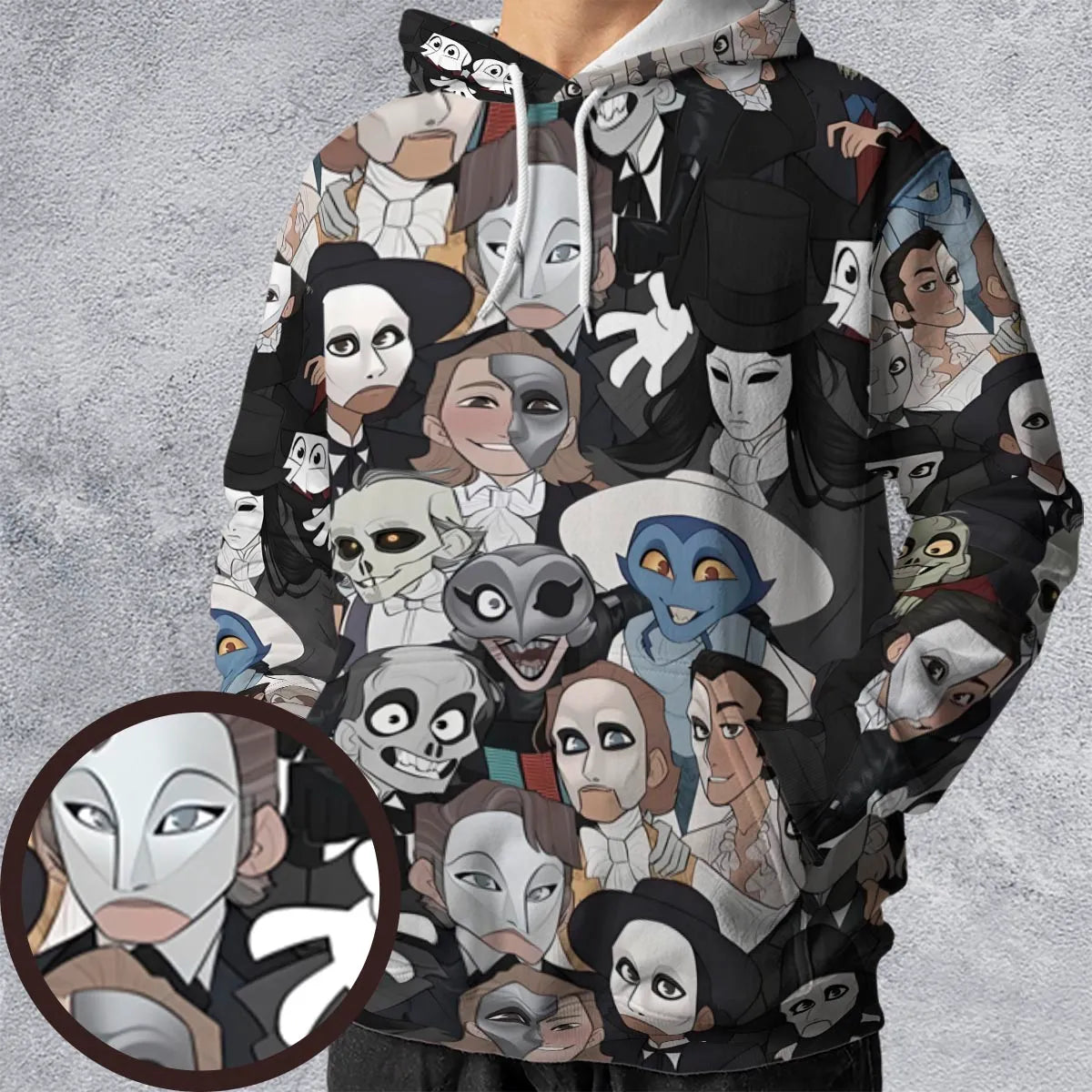 All-over Print Hoodie - D9D95DAK