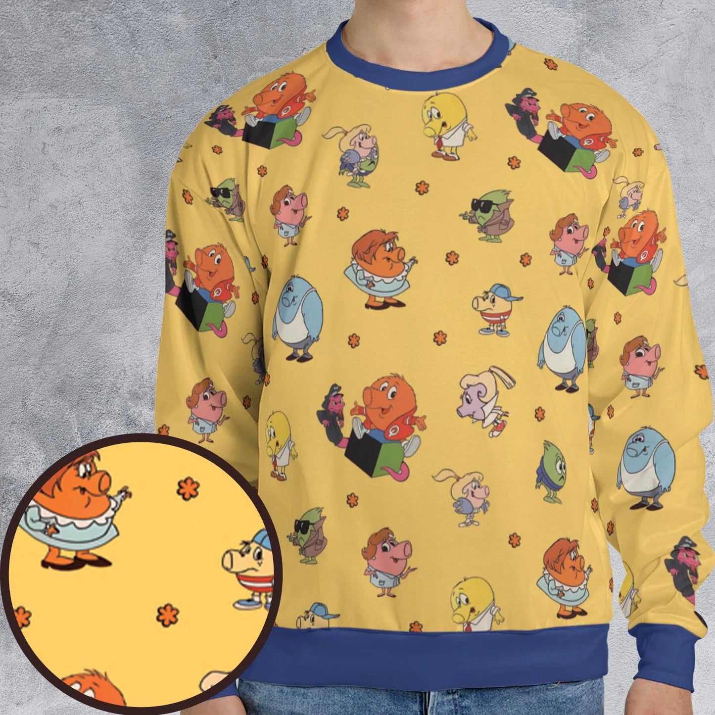 All-over Print Sweatshirt - SUWWHU3C