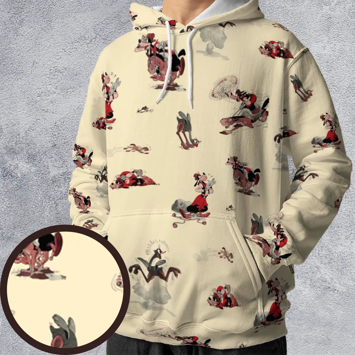 All-over Print Hoodie - MNL6ZZT5