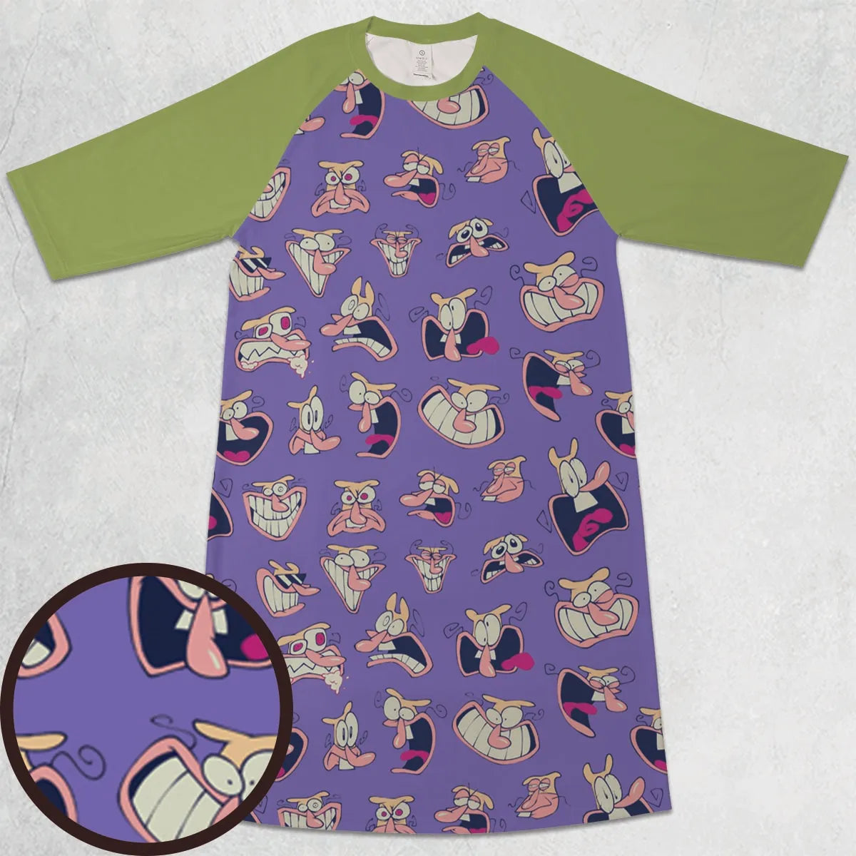 3/4 Sleeve Raglan Dress - 1SYNW1AQ