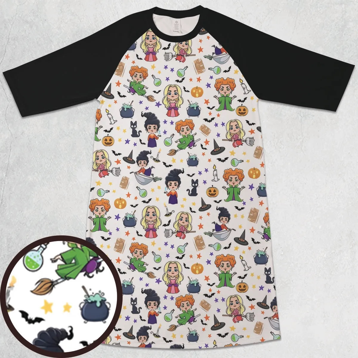 3/4 Sleeve Raglan Dress - BZ7EWW32