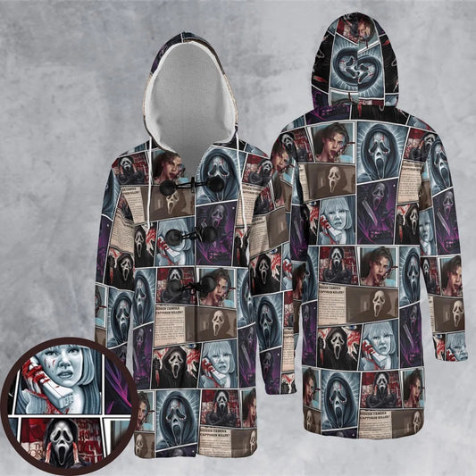 Hooded Cloak Coat - 4TUZYWMH