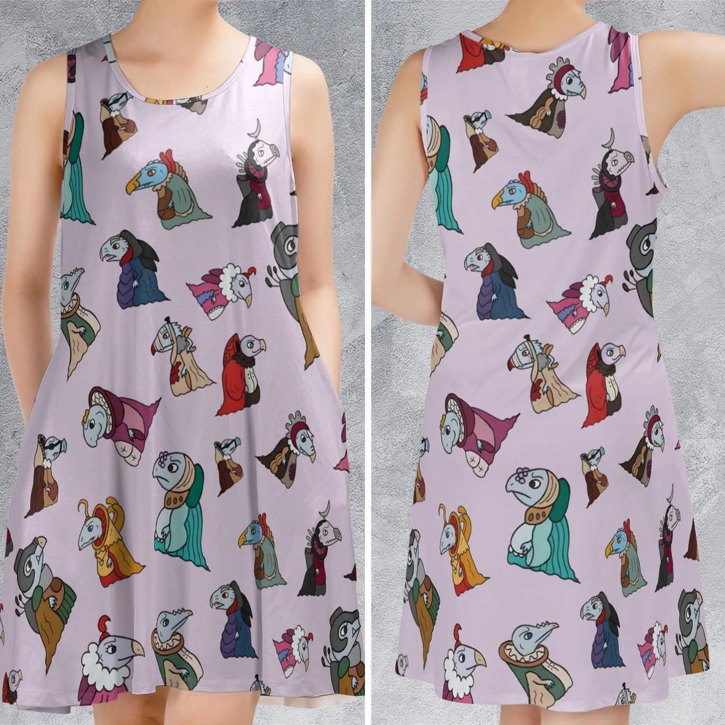 Sleeveless Dress - L9UKX1N4
