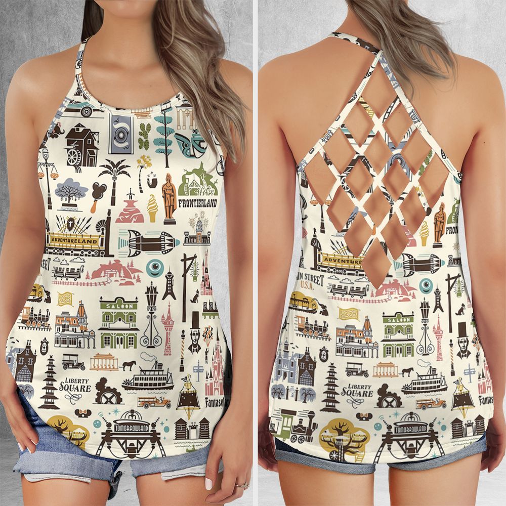 Criss Cross Tank Top - 9CDW45XN -  - 1