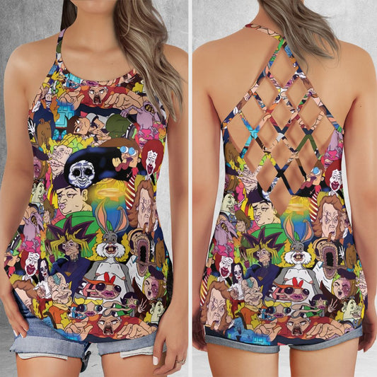 Criss Cross Tank Top - M5SLF4YZ -  - 1