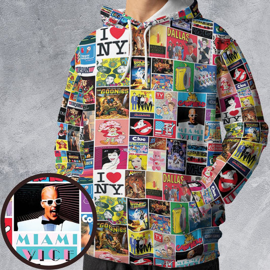 All-over Print Hoodie - 3LYAATQS -  - 1