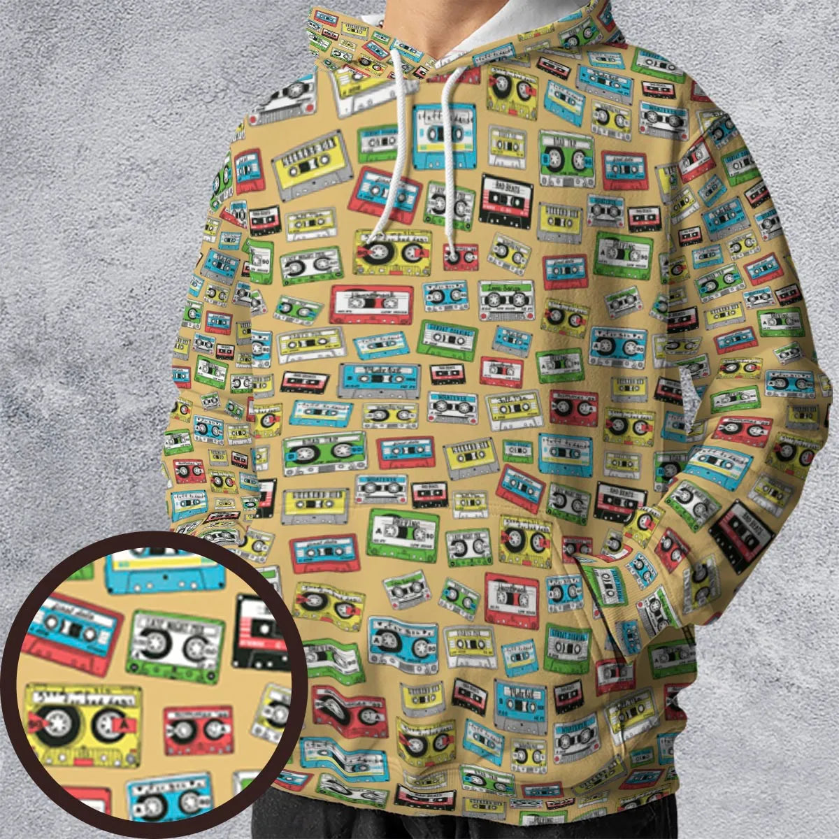 All-over Print Hoodie - 87A56T8Q