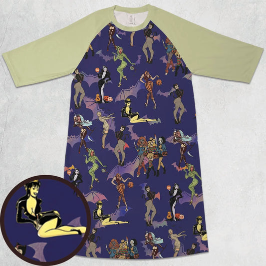 3/4 Sleeve Raglan Dress - JC7C36KZ