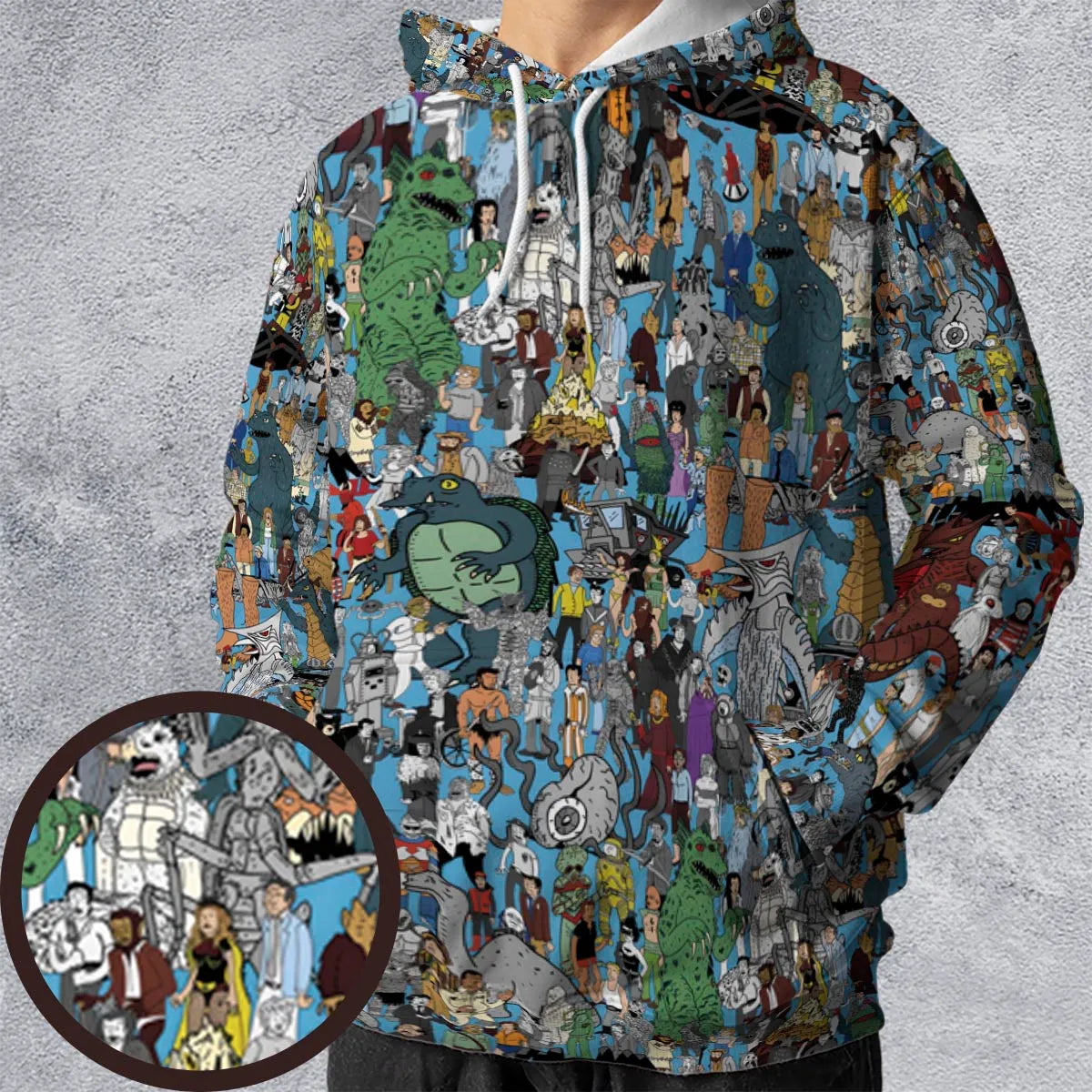 All-over Print Hoodie - 3KK234MR