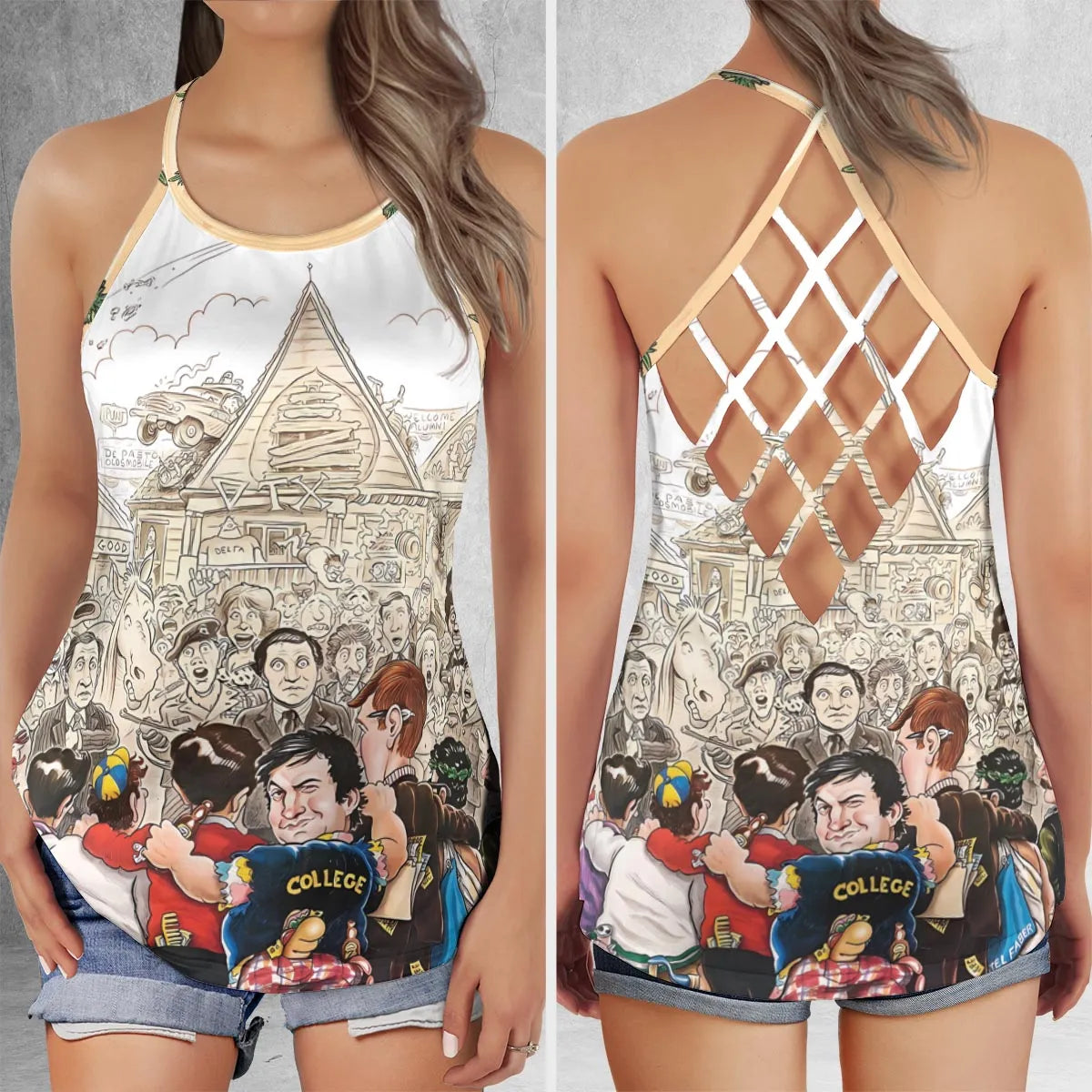 Criss Cross Tank Top - NLFH2EKM