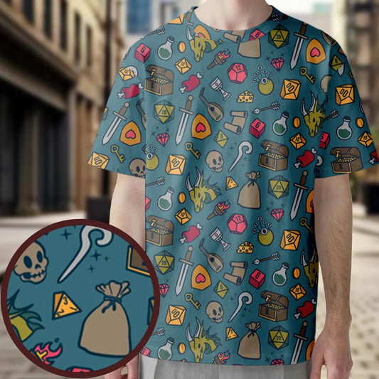 All-Over Print Unisex T-Shirt - EQUEUQLM
