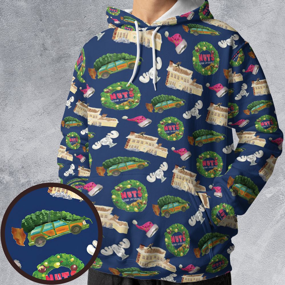 All-over Print Hoodie - DXG55VR9 -  - 1