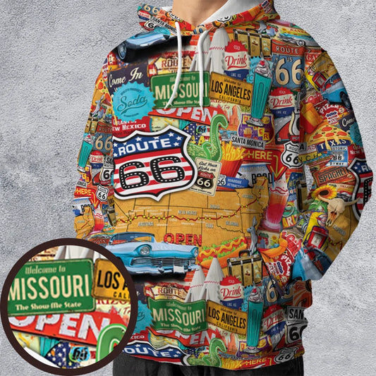 All-over Print Hoodie - B9TB4VYH