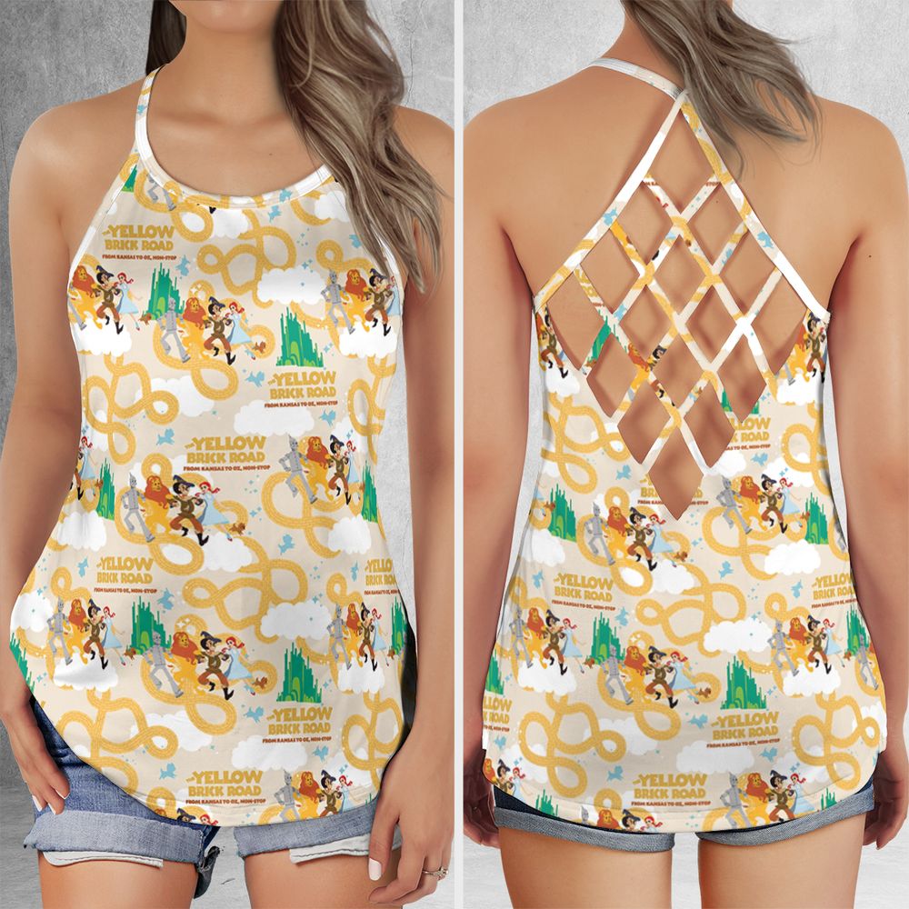 Criss Cross Tank Top - Z846K5BP -  - 1