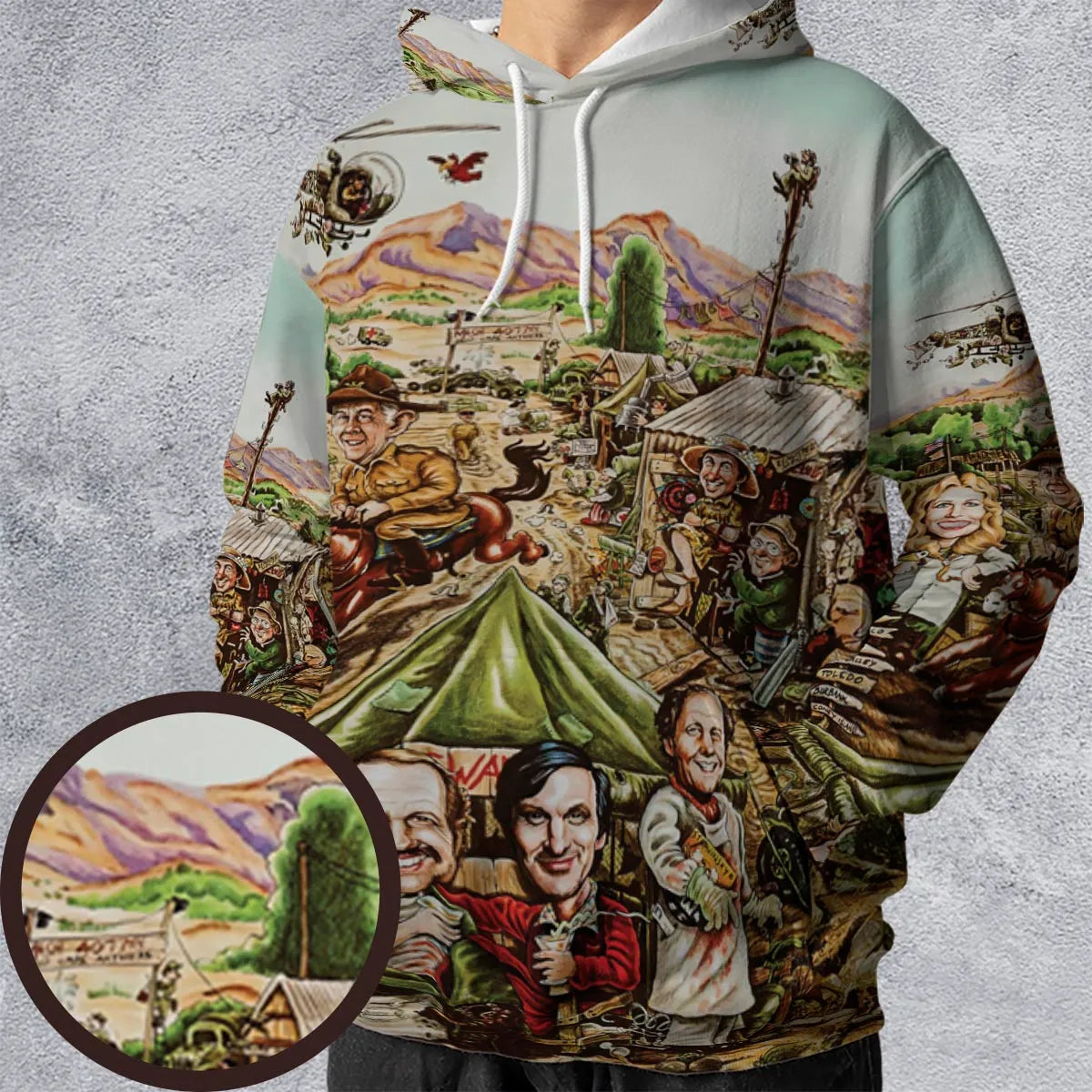 All-over Print Hoodie - KH2NQWWH