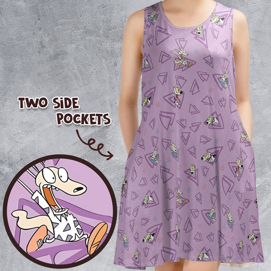 Sleeveless Dress - SZ85QTB8 -  - 1
