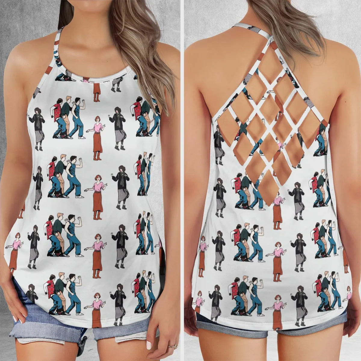 Criss Cross Tank Top - AC8QU1PP