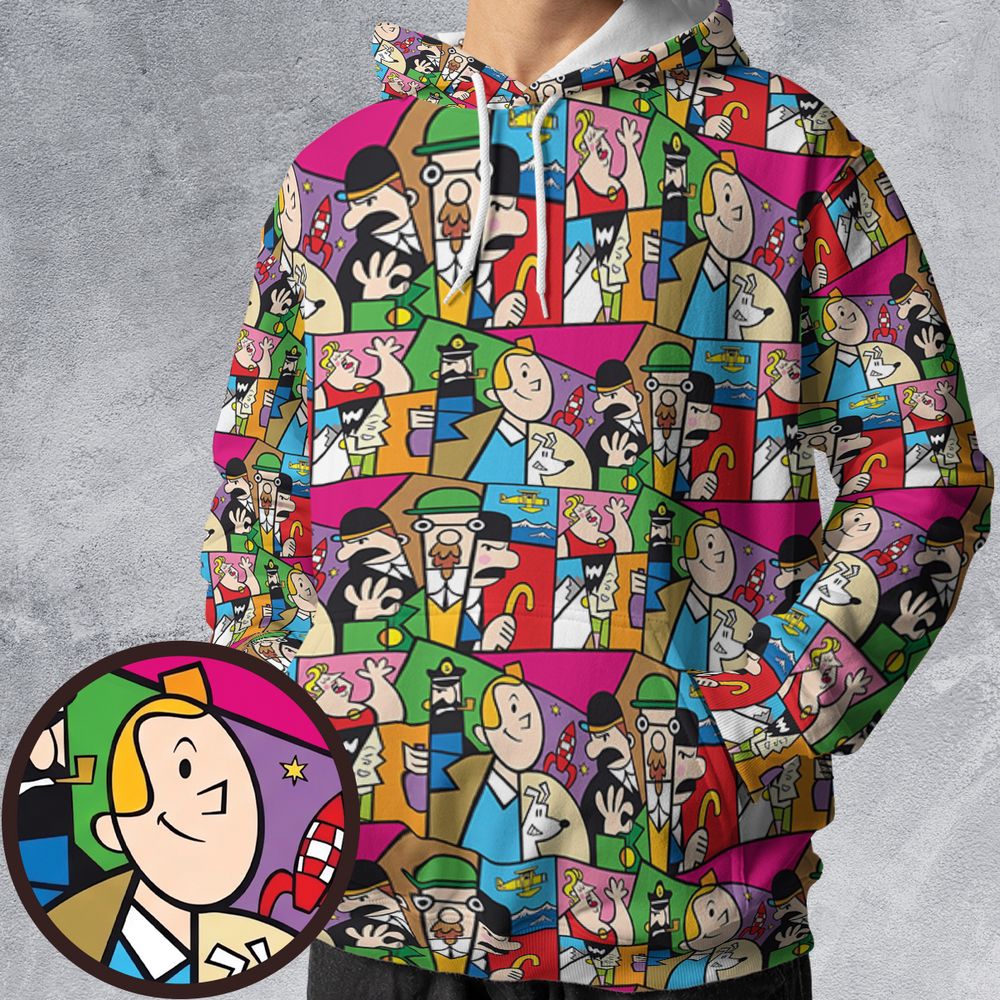 All-over Print Hoodie - FR5GFAUC -  - 1