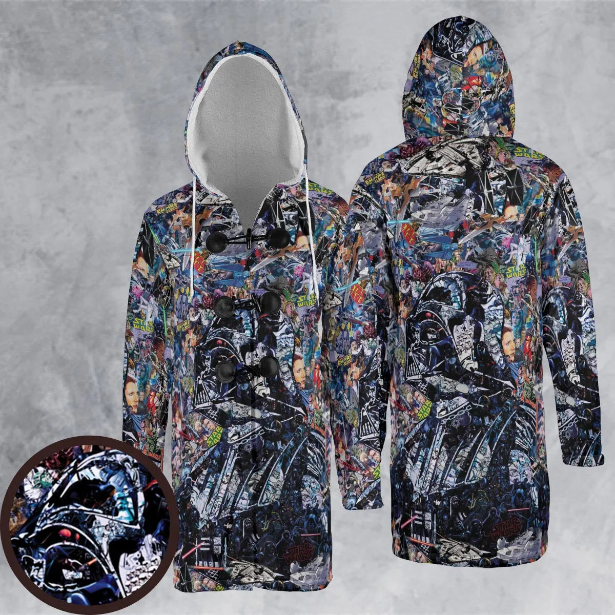 Hooded Cloak Coat - WYT8CLC3