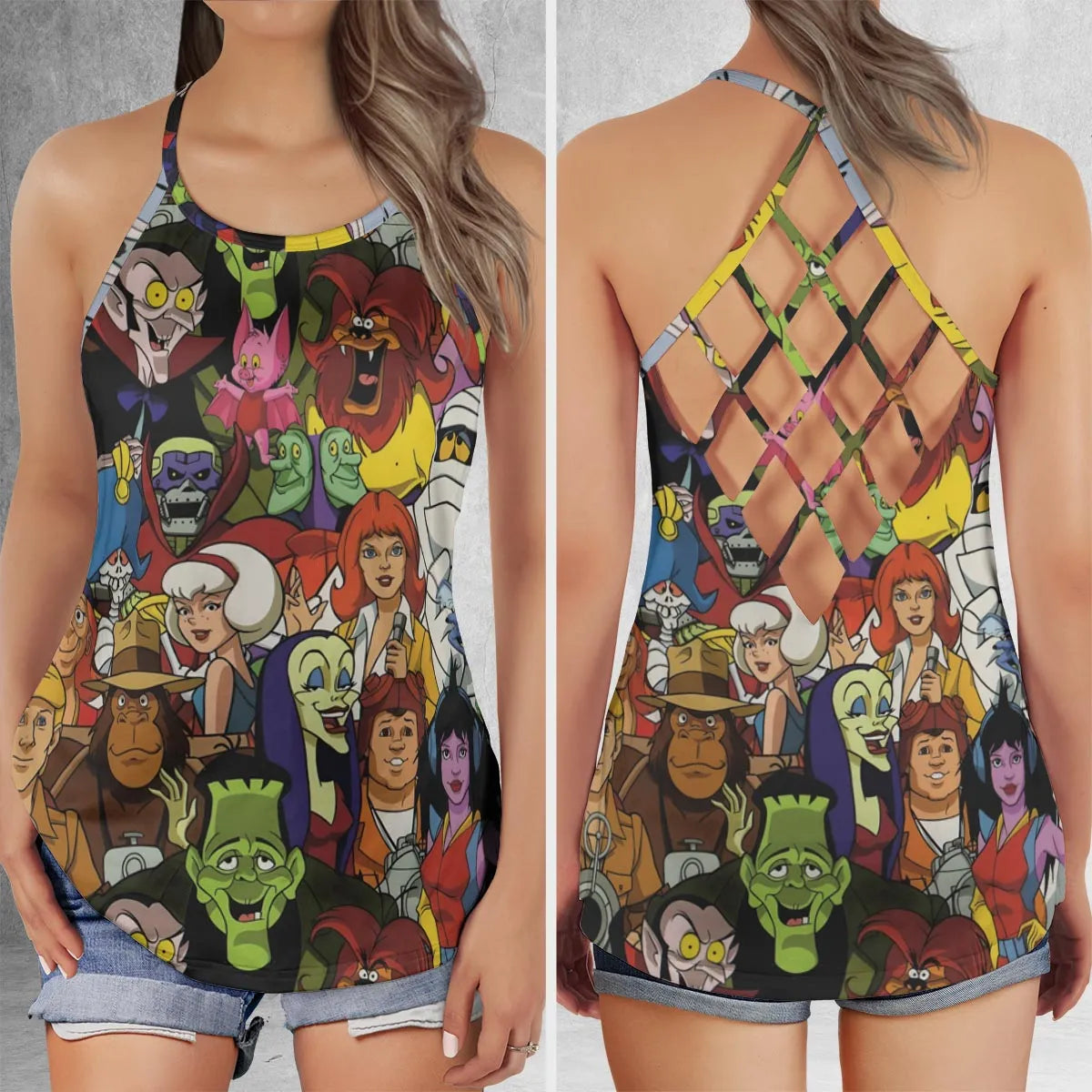 Criss Cross Tank Top - WQ19ASL8
