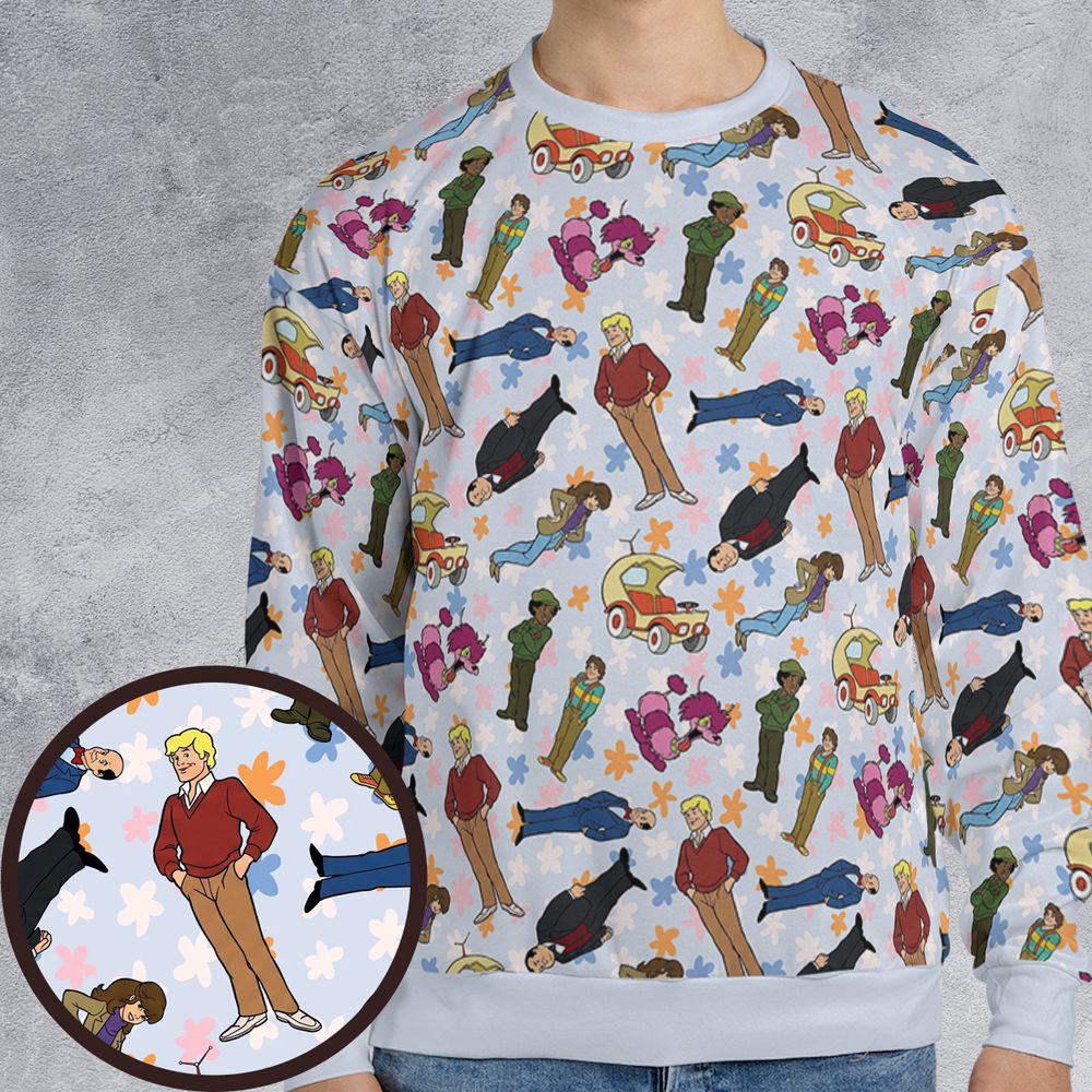 All-over Print Sweatshirt - NTEQXEUM -  - 1