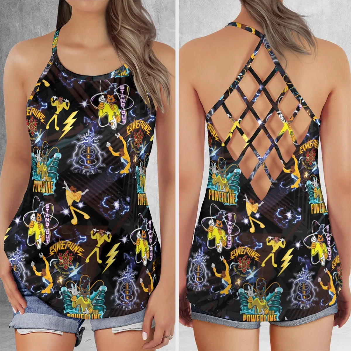 Criss Cross Tank Top - TZ4JCTLP