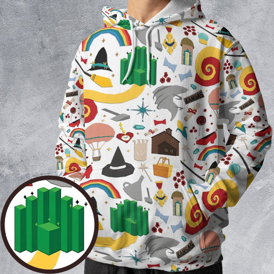 All-over Print Hoodie - C11H4THK -  - 1